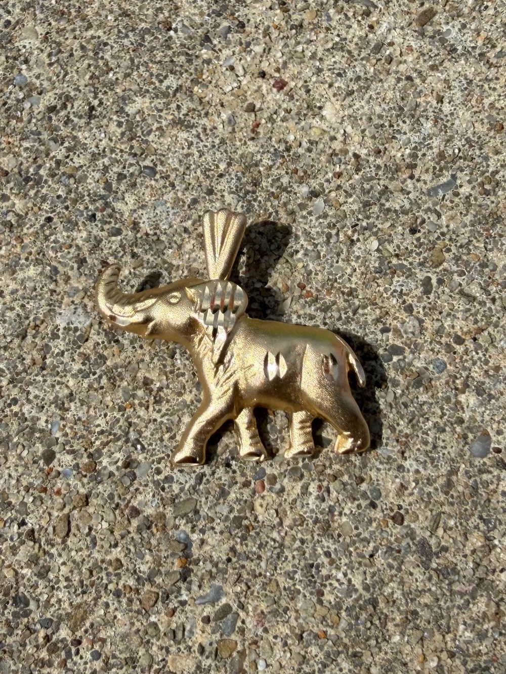 Michael Anthony 14K Yellow Gold Elephant Charm Pendant